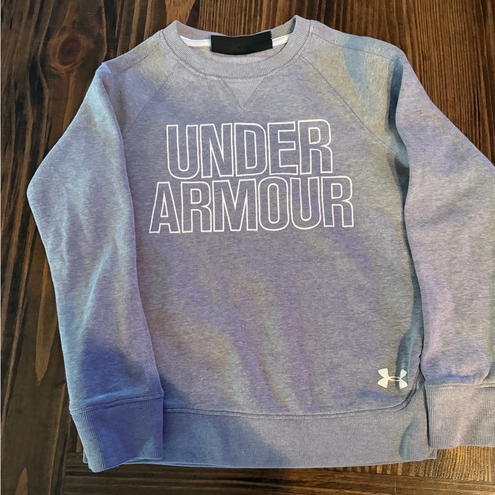 Under Armour Heathered Gray Crewneck
